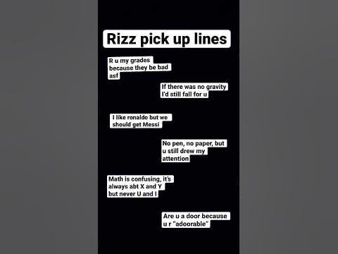  Rizz Pick Up Lines