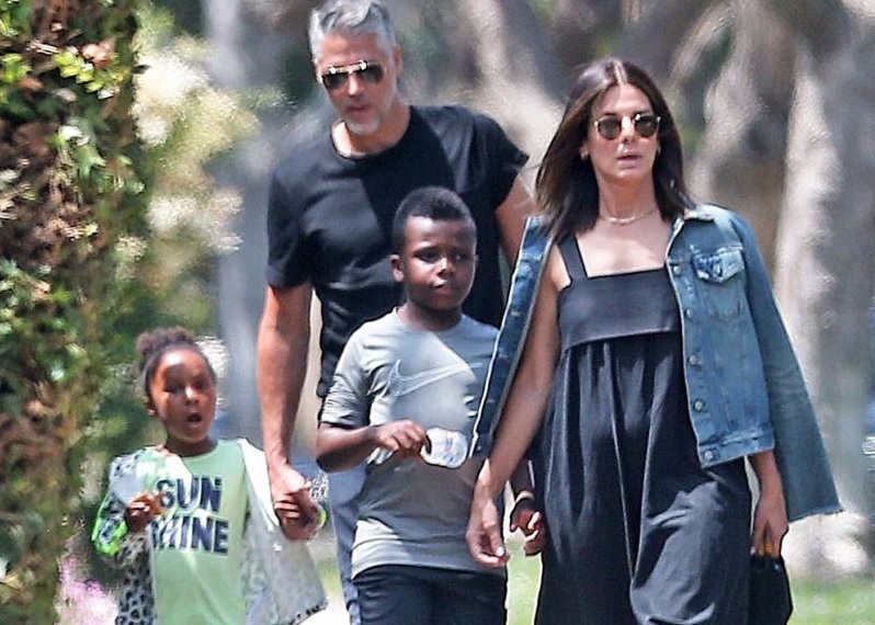 sandra bullock kids